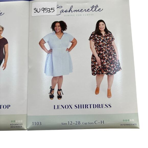 Cashmerette sewing patterns for curves variety pack Size 12-28 lot of 5 UNCUT - Picture 5 of 7